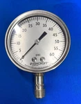 Ashcroft Industrial Pressure Gauge 250-2456-B 2-1/2" Face 1/4" Mnpt. Fixed Price $25.00.