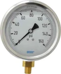 Wika 4" Dial, 1/4 Thread, 0-160 Scale Range, Pressure Gauge Lower Connection .... Fixed Price $171.23.