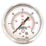 Panel-mount Pressure Gauge, To 30 Psi, 2 In 1/8 Npt, Center Back Location. Fixed Price $21.08.