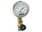 350 Nks Pressure Gauge W/ Ask SAN-400 Regulator Valve. Fixed Price $16.17.