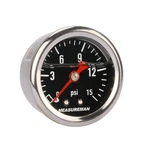 Measureman 1.5" Black Dial, 304 Stainless Steel Case, Liquid Filled Fuel Pressur. Fixed Price $19.93.