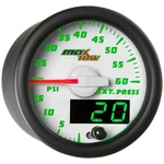Maxtow 60 Psi Exhaust Drive Pressure Gauge W/ Hose/sensor, White Dial/green Led. Fixed Price $69.97.