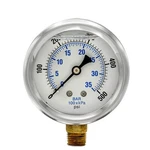 Pic Gauges PRO-201L-254J Pressure GAUGE,1/4 In. NPT,2-1/2 20TV27. Fixed Price $25.35.