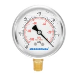 Measureman 2-1/2" Dial,glycerin Filled, Stainless Steel Case, Brass Inside, 30IN. Fixed Price $27.86.