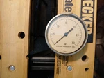 3189-6 Moore Pressure Gauge Used 0-30 Psi. Fixed Price $12.00.