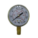 PG25200 Xtrweld Pressure Gauge, 2.5IN, Psi/kpa, 1/4NPT, Brass. Fixed Price $28.77.