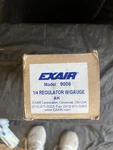 232926 New In Box; Exair 9008 Pressure Regulator W/gauge; 1/4NPT; 0-160PSI. Fixed Price $50.00.