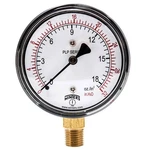 Winters Plp Series Steel Dual Scale Low Pressure Gauge With Brass Internals, .... Fixed Price $68.13.