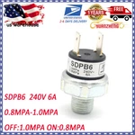 SDPB6 Us Air Compressor Pressure Control Switch Valve Horn 240V 6A 0.8MPA-1.0MPA. Fixed Price $23.48.