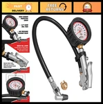 Deluxe 2-1/2" Quick Fill Gauge 0-60 Psi For Racing & Automotive Use. Fixed Price $113.99.