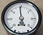 United Instrument Gage, Compound, Dial 2-1/4 Diameter -30 To 15 Hg Psi.. Fixed Price $25.00.