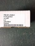 Pic Gauges #PRO-301L-254B-01, Silicone Filled, 2.5",0/15PSI, 1/4" Low Mount, Ss. Fixed Price $35.00.