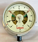 Labom Bourdon Tube Pressure Gauge Electrical Contact BE4641 To 9 Bar. Fixed Price $552.00.