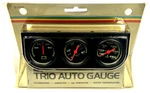 Mini Trio Auto Gauge C-1732 Illuminated Ammeter Oil Pressure Water Tempurature. Fixed Price $59.99.