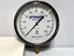 Miljoco P4598L05 Pressure Gauge 4-1/2" 0-100 Psi 1/4 Npt Bottom Mount. Fixed Price $55.75.