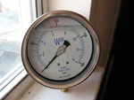 Weksler "wgtc" 4" Pressure Gauge To 200 Psig 401L4PF Liquid Filled. Fixed Price $60.00.