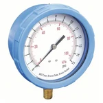 Industrial Pressure Gauge: Blue, 15 Psi, Dial, 1/4 Npt Male, 4EFG1. Fixed Price $25.00.