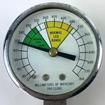 Us Gauge Pressure 25515-1 Leg Arm 760 Mm Beveled Glass Vintage Decor. Fixed Price $28.40.