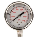 Grainger Approved 4CFJ2 Pressure Gauge,liquid FILLED,2-1/2. Fixed Price $49.58.