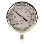 Commercial Compound Gauge, 30 Psi, 1/2 In Dial, 1/4 Npt, Bottom. Fixed Price $35.79.