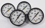 Lot Of Each Usg Gauges 0-300 Psi 1/4" Npt Connection Backside Face 2". Fixed Price $36.49.