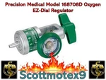 Precision Medical 168708D Oxygen Ez-dial Regulator 0-8 Lpm Gauge 0-3000 Psi New. Fixed Price $49.80.