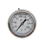 G7122-200 Oil Filled Pressure Gauge Psi 2-1/2" Dial 1/4" Npt Rear Mount. Fixed Price $15.73.