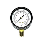 Usg 163196, Pressure Gauge, 0-100 Psi, 2.5" Dial, 1/4" Npt, Bottom Mount, Glass. Fixed Price $17.99.