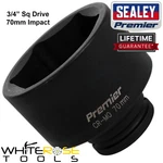 Sealey Premier Impact Socket 70MM 3/4"SQ Drive. Fixed Price $98.53.