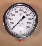 Liquid Filled Pressure Gauge 2000 Psi 6 Dial Stainless Steel Mcdaniel Controls. Fixed Price $120.95.