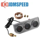 2" 52MM Chrome Car 3 In 1 Triple Gauge Kit Amp Meter Water Temp Oil Pressure. Fixed Price $21.99.