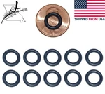 10X #010 Buna-n Nitrile 70 O-ring Orings 3/8"OD 1/4"ID 1/16"CS Small Seal. Fixed Price $8.58.