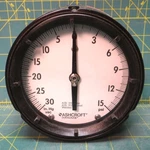 Ashcroft 1/2" Duragauge 45-1279SS-04B-30IMV&15 Psi 1/4" Npt Back Connect. Fixed Price $71.48.