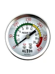 Air Pressure Gauge 2" Dial Center Back Mount 1/4"NPT - To 300PSI Color Coded. Fixed Price $7.99.