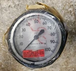 Acco Helicoid 3.5" Pressure Gage Gauge 0-100PSI 903A20-019. Fixed Price $30.00.