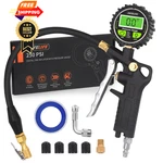 Safelife Digital Tire Pressure Gauge With Inflator, 250 Updated 2.5 Dial. Fixed Price $39.98.