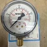 Watts 0121642 1/4" LFDPG1- 2-1/2" Face, 0-200PSI Pressure Gauge. Fixed Price $23.99.