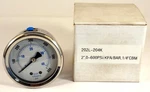 Pic 202L-204K Pressure Gauge: To 600 Psi, 2" Dial, Glycerin Filled, Nib. Fixed Price $19.98.
