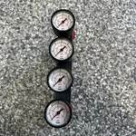 New Fisher Pressure Gauge 0-60 Psi 0-.4 2.5" Face Bar Air Cluster. Fixed Price $50.00.