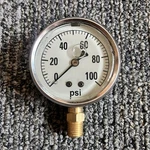 Hfs 2" Oil Filled Vacuum Pressure Gauge Ss/br 1/4" Npt Lower Mount -30HG/0. Fixed Price $18.00.