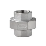Yoebor Stainless Steel 304 Cast Pipe Fitting Union 1/2" Npt Female, Silver. Fixed Price $14.99.