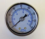 New 102D-158F Gauge 1.5 Inch 0-160 Psi Steel Case Rear Npt Connect Nos. Fixed Price $7.99.