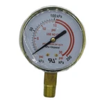 PG2530RL Xtrweld Pressure Gauge, 2.5IN, Psi/kpa, 1/4NPT, Brass. Fixed Price $28.77.