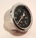Marshall 0-60 Psi Fuel / Oil Pressure Gauge Carbon Fiber 1.5" Dia. Liquid Filled. Fixed Price $26.50.