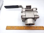 Whitey (swagelok) SS-68XTF32 2" Fnpt 3-WAY Ball Valve CF3M Stainless 500 Psi New. Fixed Price $225.00.