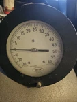 Danton Duro Compound GAUGE,0- 30"HG 60 Psi, Nos. 8" Flange.. Fixed Price $99.00.