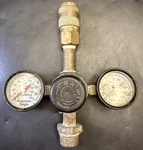 AC-0007 Craftsman Air Compressor 4-PORT Regulator With Gauges & Connectors VD8. Fixed Price $38.00.