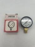 Vintage Vacuum Pressure Gauge 2" Fig. V-500 1/4 Lm, 30 Hg With Box By Ametek. Fixed Price $12.45.