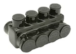 Pennunion IPBB-NA250-4D Black Insulated Aluminum 4-PORT Terminal Block. Fixed Price $28.00.
