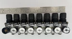8 Koganei MR102 Pressure Regulators Gauges Manifold Pneumatic Edge Clamp Air. Fixed Price $139.99.